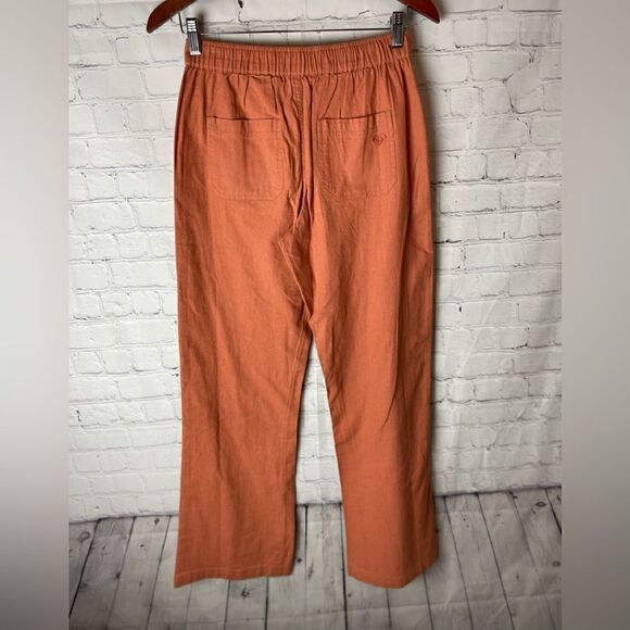 Roxy Oceanside High Waist Flared Pants Sunburn Small - Picture 10 of 11